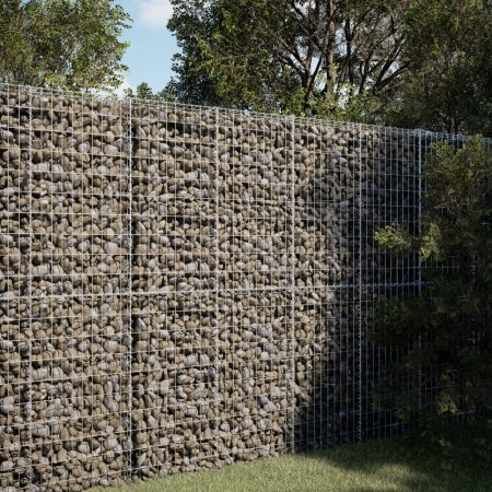 Cesta gaviones con cubierta hierro galvanizado 100x100x200 cm
