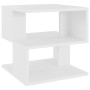 Weißer Beistelltisch aus Sperrholz, 40x40x40 cm von vidaXL, Seitentische - Ref: Foro24-806292, Preis: 33,42 €, Rabatt: %