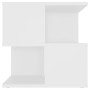 Weißer Beistelltisch aus Sperrholz, 40x40x40 cm von vidaXL, Seitentische - Ref: Foro24-806292, Preis: 33,42 €, Rabatt: %