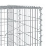 Cesta gaviones con cubierta hierro galvanizado 100x100x200 cm