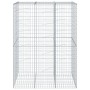 Cesta de gaviones con cubierta hierro galvanizado 150x100x200cm