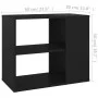 Zusatzschrank aus schwarzem Sperrholz, 60 x 30 x 50 cm von vidaXL, Sideboards - Ref: Foro24-806302, Preis: 39,76 €, Rabatt: %
