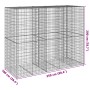 Cesta de gaviones con cubierta hierro galvanizado 250x100x200cm