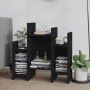 Armario auxiliar de madera contrachapada negro 60x26x60 cm de vidaXL, Aparadores - Ref: Foro24-806284, Precio: 36,58 €, Descu...