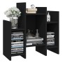 Armario auxiliar de madera contrachapada negro 60x26x60 cm de vidaXL, Aparadores - Ref: Foro24-806284, Precio: 36,58 €, Descu...