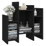 Zusatzschrank aus schwarzem Sperrholz, 60 x 26 x 60 cm von vidaXL, Sideboards - Ref: Foro24-806284, Preis: 34,04 €, Rabatt: %