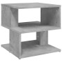 Wooden side table in gray concrete engineering 40x40x40 cm by vidaXL, Side tables - Ref: Foro24-806296, Price: 29,78 €, Disco...