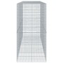 Cesta de gaviones con cubierta hierro galvanizado 400x100x200cm