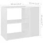 Zusatzschrank Sperrholz glänzend weiß 60x30x50 cm von vidaXL, Sideboards - Ref: Foro24-806307, Preis: 53,01 €, Rabatt: %