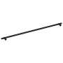 Tiradores para armarios 5 uds acero inoxidable negro 480 mm