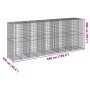 Cesta de gaviones con cubierta hierro galvanizado 500x100x200cm