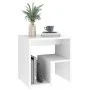Mesitas de noche 2 uds madera contrachapada blanco 40x30x40 cm by vidaXL, Nightstands - Ref: Foro24-806329, Price: 40,04 €, D...
