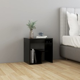 Nachttisch aus Sperrholz schwarz 40x30x40 cm von vidaXL, Nachttische - Ref: Foro24-806330, Preis: 32,16 €, Rabatt: %