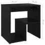 Nachttisch aus Sperrholz schwarz 40x30x40 cm von vidaXL, Nachttische - Ref: Foro24-806330, Preis: 31,64 €, Rabatt: %