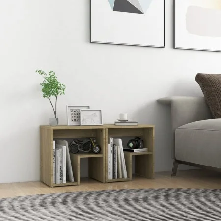 Nachttische 2 Stück Sonoma-Eichensperrholz 40x30x40 cm von vidaXL, Nachttische - Ref: Foro24-806335, Preis: 41,66 €, Rabatt: %