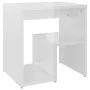 Mesita de noche madera contrachapada blanco brillo 40x30x40 cm de vidaXL, Mesitas de noche - Ref: Foro24-806340, Precio: 31,1...
