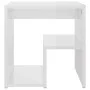 Mesita de noche madera contrachapada blanco brillo 40x30x40 cm de vidaXL, Mesitas de noche - Ref: Foro24-806340, Precio: 31,1...