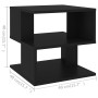 Black plywood side table 40x40x40 cm by vidaXL, Side tables - Ref: Foro24-806293, Price: 30,27 €, Discount: %