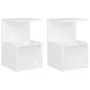 Nachttische 2 Stk. Sperrholz weiß 35x35x55 cm von vidaXL, Nachttische - Ref: Foro24-806347, Preis: 48,84 €, Rabatt: %
