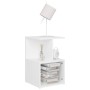 Bedside tables 2 units plywood white 35x35x55 cm by vidaXL, Nightstands - Ref: Foro24-806347, Price: 49,37 €, Discount: %