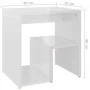 Mesitas de noche 2uds contrachapada blanco brillante 40x30x40cm de vidaXL, Mesitas de noche - Ref: Foro24-806341, Precio: 44,...