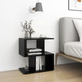 Mesitas de noche 2 uds madera contrachapada negro 50x30x51,5cm de vidaXL, Mesitas de noche - Ref: Foro24-806367, Precio: 49,6...