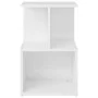 Bedside table made of glossy white plywood, 35x35x55 cm by vidaXL, Nightstands - Ref: Foro24-806358, Price: 33,95 €, Discount: %