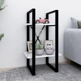 2-tier white plywood shelf 40x30x70 cm by vidaXL, Bookcases and shelves - Ref: Foro24-806407, Price: 28,40 €, Discount: %