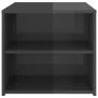 Beistelltisch aus glänzend grauem Sperrholz, 50 x 50 x 45 cm von vidaXL, Seitentische - Ref: Foro24-806390, Preis: 40,69 €, R...