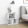 Nachttisch aus glänzend weißem Sperrholz, 50 x 30 x 51,5 cm von vidaXL, Nachttische - Ref: Foro24-806376, Preis: 32,39 €, Rab...