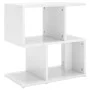 Nachttisch aus glänzend weißem Sperrholz, 50 x 30 x 51,5 cm von vidaXL, Nachttische - Ref: Foro24-806376, Preis: 32,39 €, Rab...