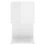 Nachttisch aus glänzend weißem Sperrholz, 50 x 30 x 51,5 cm von vidaXL, Nachttische - Ref: Foro24-806376, Preis: 32,39 €, Rab...