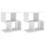 Mesitas de noche 2 uds madera contrachapada blanco 50x30x51,5cm de vidaXL, Mesitas de noche - Ref: Foro24-806365, Precio: 48,...