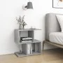 Engineered wood gray concrete bedside table 50x30x51.5cm by vidaXL, Nightstands - Ref: Foro24-806372, Price: 28,18 €, Discoun...