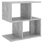Engineered wood gray concrete bedside table 50x30x51.5cm by vidaXL, Nightstands - Ref: Foro24-806372, Price: 28,59 €, Discoun...