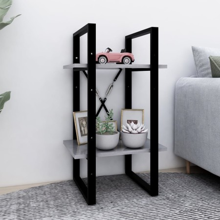 2-stufiges betongraues Sperrholzregal 40x30x70 cm von vidaXL, Bücherregale und Regale - Ref: Foro24-806411, Preis: 31,54 €, R...