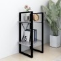 2-stufiges betongraues Sperrholzregal 40x30x70 cm von vidaXL, Bücherregale und Regale - Ref: Foro24-806411, Preis: 31,54 €, R...