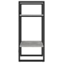 2-tier concrete gray plywood shelf 40x30x70 cm by vidaXL, Bookcases and shelves - Ref: Foro24-806411, Price: 31,54 €, Discoun...