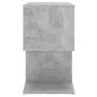 Mesitas de noche 2 uds contrachapada gris hormigón 50x30x51,5cm de vidaXL, Mesitas de noche - Ref: Foro24-806373, Precio: 46,...