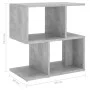Mesitas de noche 2 uds contrachapada gris hormigón 50x30x51,5cm de vidaXL, Mesitas de noche - Ref: Foro24-806373, Precio: 46,...