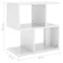 Mesitas de noche 2 uds contrachapada blanco brillo 50x30x51,5cm de vidaXL, Mesitas de noche - Ref: Foro24-806377, Precio: 53,...