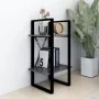 2-stöckiges Regal aus grauem Sperrholz, 40 x 30 x 70 cm von vidaXL, Bücherregale und Regale - Ref: Foro24-806409, Preis: 28,1...