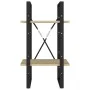 2-tier Sonoma oak plywood shelf 40x30x70 cm by vidaXL, Bookcases and shelves - Ref: Foro24-806410, Price: 39,01 €, Discount: %