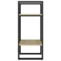2-stöckiges Regal aus Sonoma-Eichensperrholz, 40 x 30 x 70 cm von vidaXL, Bücherregale und Regale - Ref: Foro24-806410, Preis...