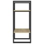 2-stöckiges Regal aus Sonoma-Eichensperrholz, 40 x 30 x 70 cm von vidaXL, Bücherregale und Regale - Ref: Foro24-806410, Preis...