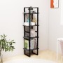 4-tier solid gray pine wood shelf 40x30x140 cm by vidaXL, Bookcases and shelves - Ref: Foro24-806424, Price: 47,86 €, Discoun...