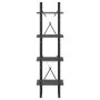 4-tier solid gray pine wood shelf 40x30x140 cm by vidaXL, Bookcases and shelves - Ref: Foro24-806424, Price: 47,86 €, Discoun...