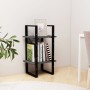 2-stöckiges Regal aus massivem grauem Kiefernholz, 40 x 30 x 70 cm von vidaXL, Bücherregale und Regale - Ref: Foro24-806414, ...