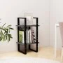 2-tier solid gray pine wood shelf 40x30x70 cm by vidaXL, Bookcases and shelves - Ref: Foro24-806414, Price: 28,71 €, Discount: %