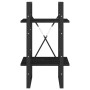 2-tier solid black pine wood shelf 40x30x70 cm by vidaXL, Bookcases and shelves - Ref: Foro24-806416, Price: 36,29 €, Discoun...